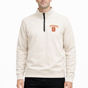 Knights Apparel Cream Syracuse Quarter-Zip